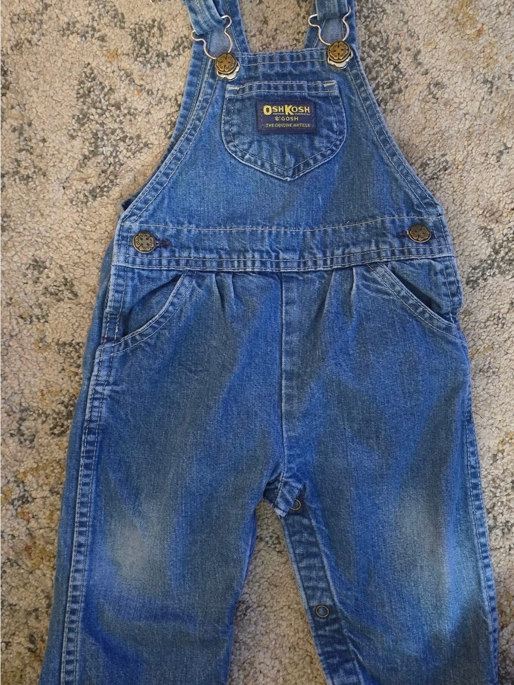 OshKosh B'gosh Classic Blue Denim Overalls for Kids